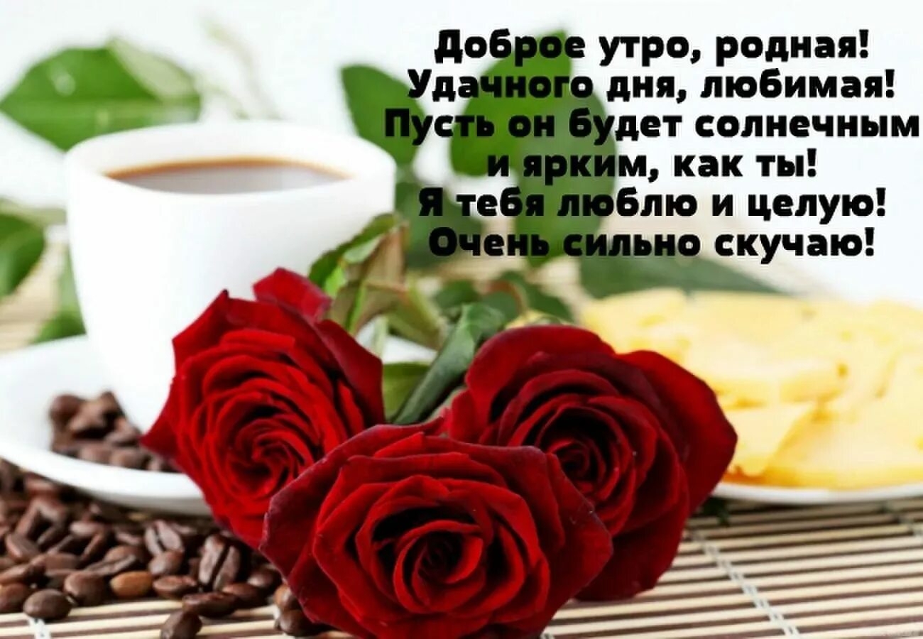 Картинки с добрым утром любимая красивые новые Доброе утро любимая: картинки и открытки 110 шт.