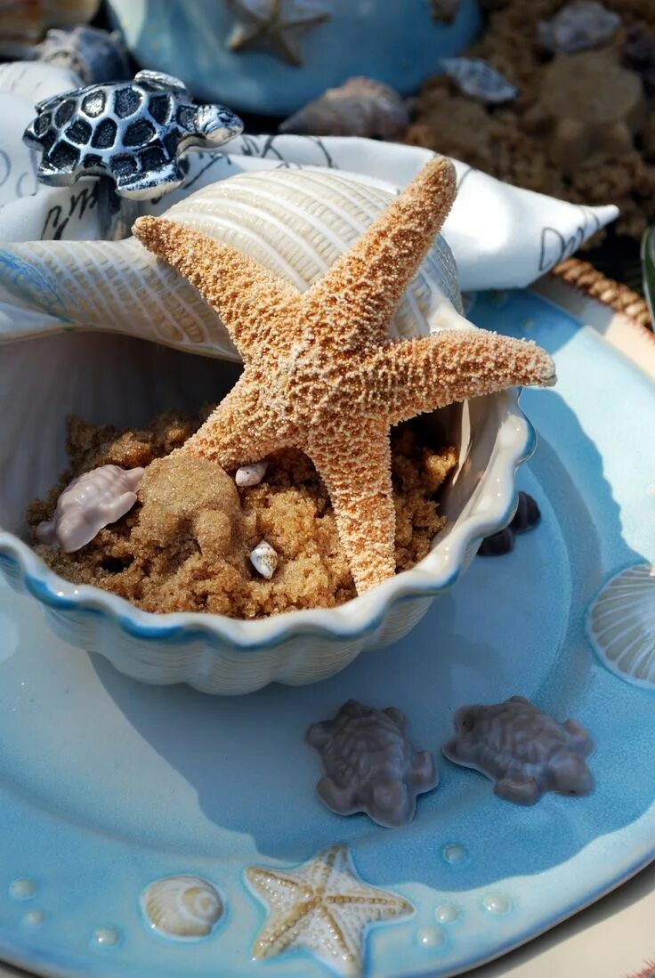 Картинки с добрым утром морская тематика красивые More Loggerhead Love Tablescape Coastal decor, Beach decor, Beachy decor