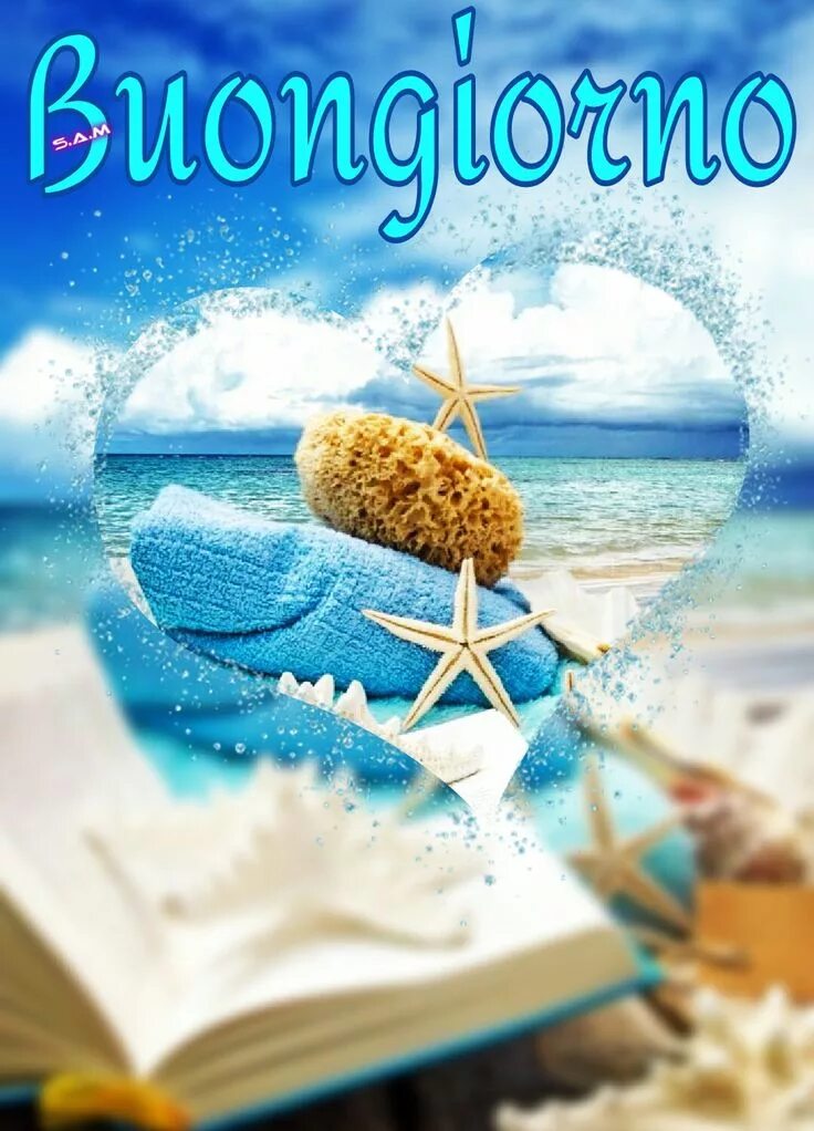 Картинки с добрым утром морская тематика красивые Buongiorno Buongiorno, Good morning cards, Good morning messages