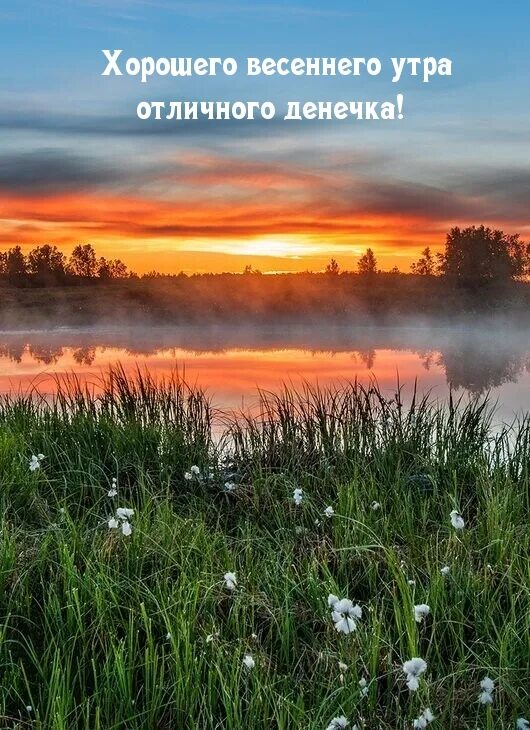 Картинки с добрым утром с красивым рассветом Картинки "Доброе весеннее утро!" (255 шт.