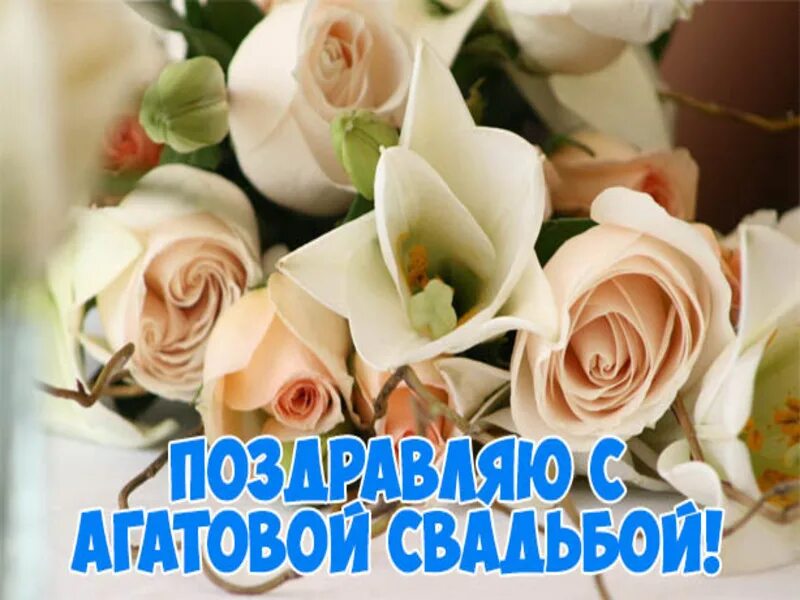 Картинки с годовщиной свадьбы 14 лет красивые Открытки и картинки с Агатовой Свадьбой на 36 лет