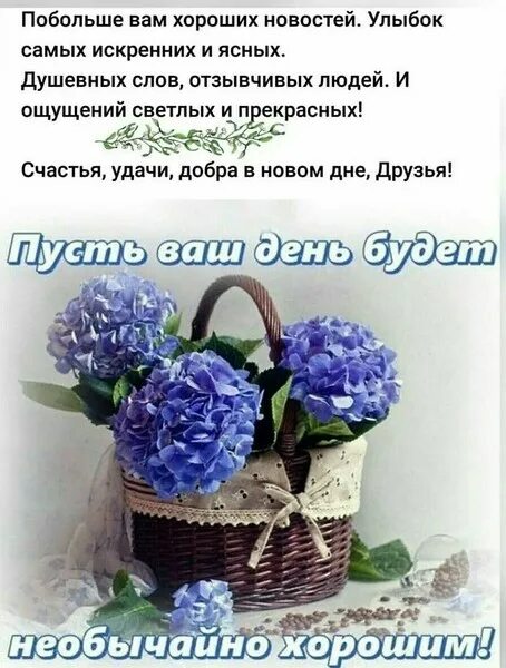 Картинки с гортензиями с добрым пожеланиями Неформальные праздники дня. 28 Марта. - Просто ДОБРОЕ УТРО , пользователь Людмил