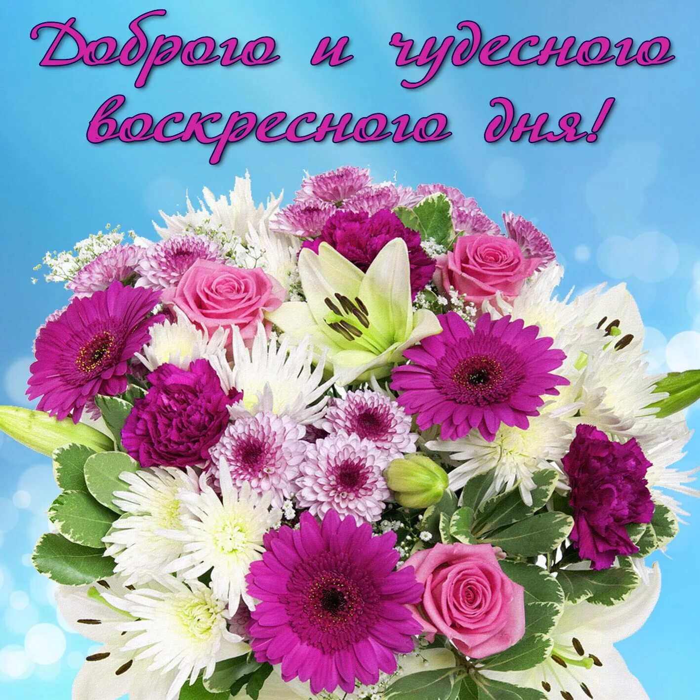Картинки с красивыми воскресными пожеланиями Бесплатные открытки хорошего воскресения