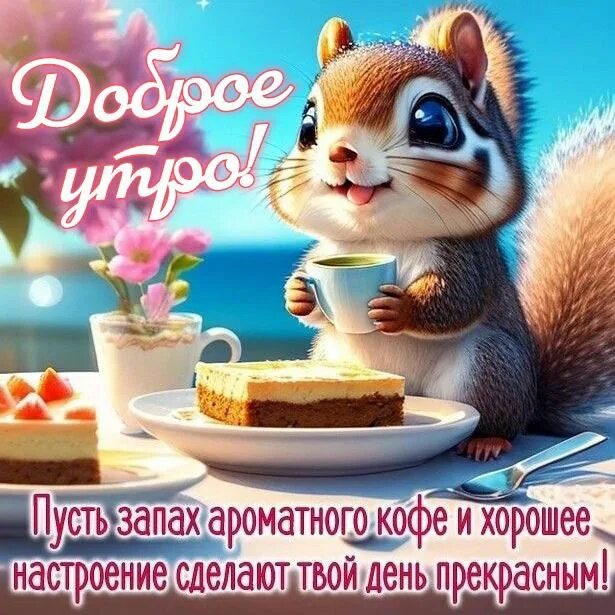 Картинки с пожеланиями самого позитивного Публикация #8615 - С Добрым утром Хорошего дня. Открытки и пожелания с добрым ут