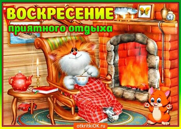 Картинки с воскресным днем прикольные смешные Pin su Добрый вечер