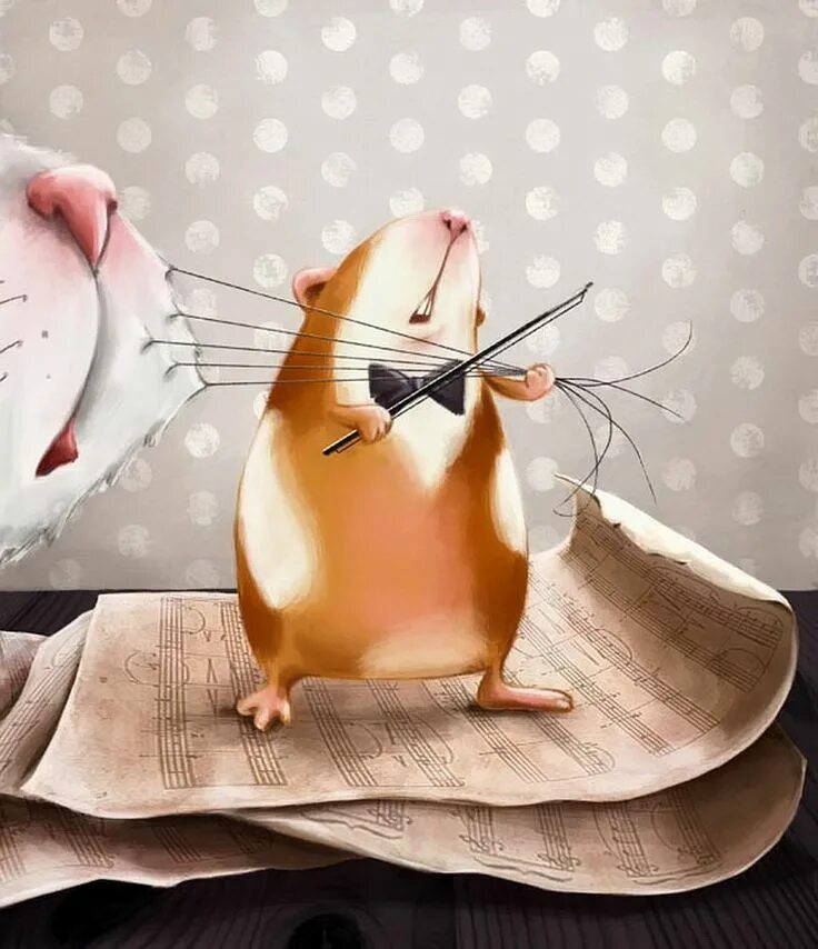 Картинки с юмором для позитивного настроения Elina Ellis Illustration, Coole zeichnungen, Meerschweinchen