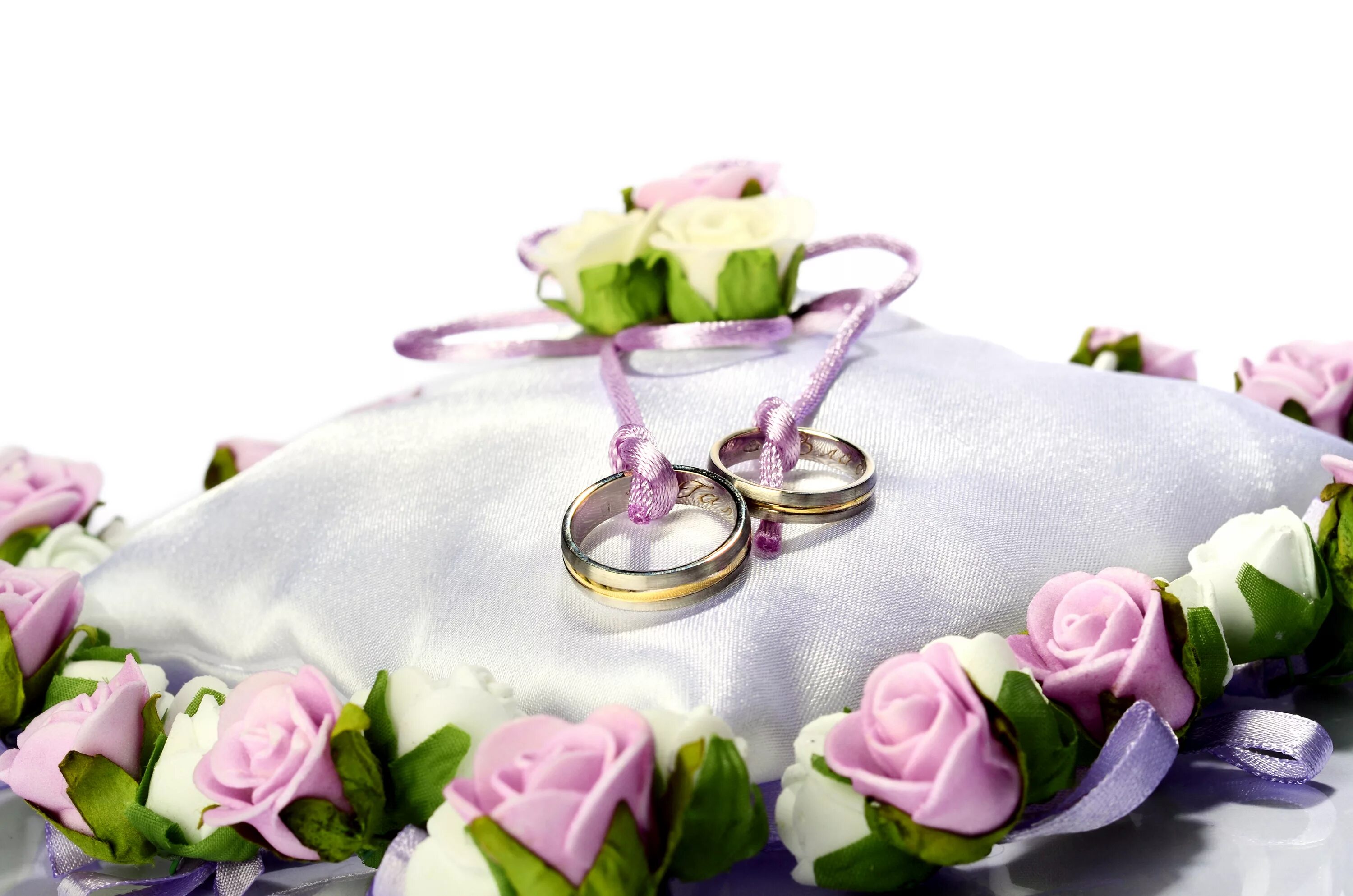 Картинки со свадьбой 14 лет Two wedding rings on the cushion Desktop wallpapers 600x1024