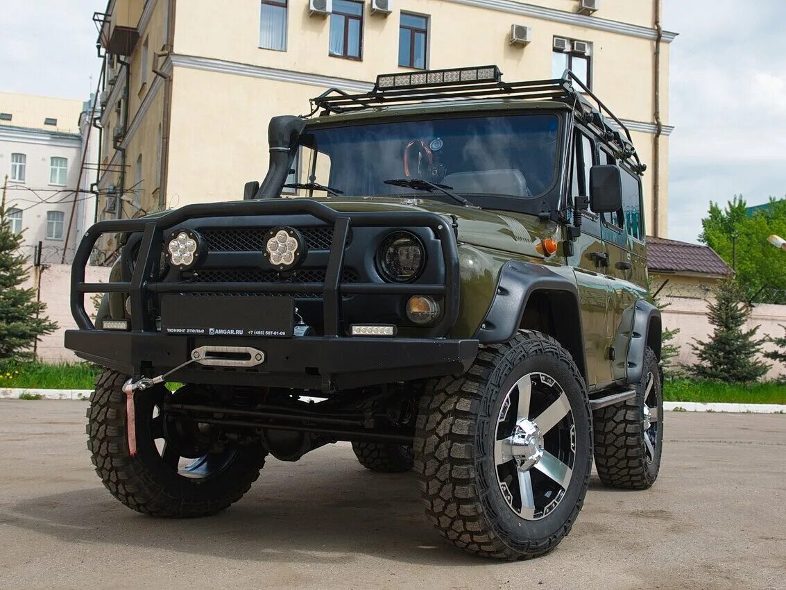 Картинки уаз тюнинг Купить б/у УАЗ Hunter 2003-2024 315195 2.7 MT (128 л.с.) 4WD бензин механика в М