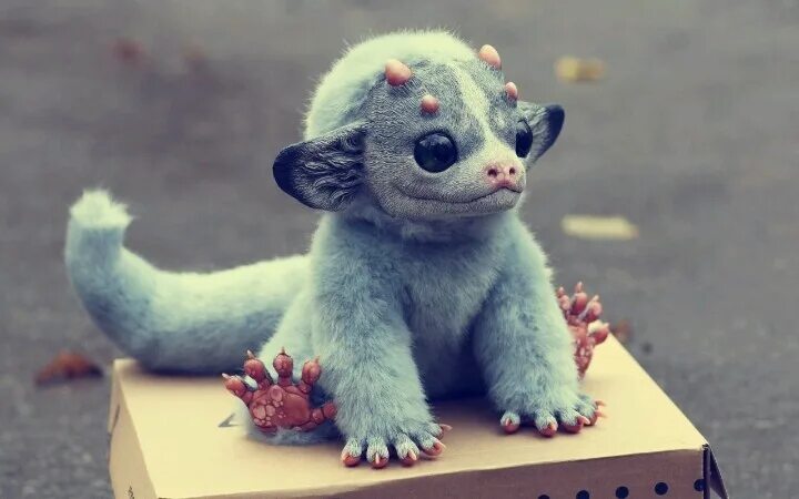 Картинки в виде животных Pin by Nelson on Aliens Little dragon, Weird creatures, Cute monsters