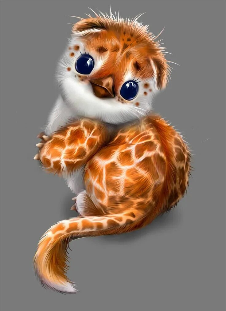 Картинки в виде животных Ути пусечка какая ❤ Animal drawings, Cute animals, Animated animals