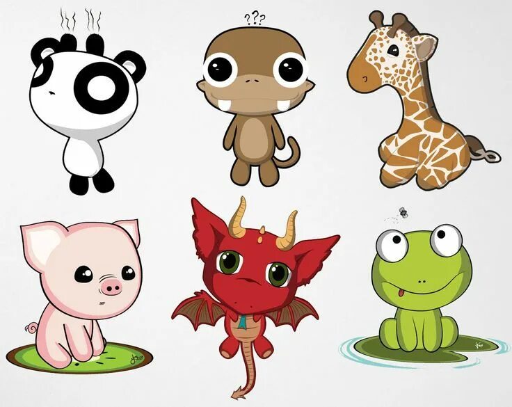 Картинки в виде животных Resultado de imagem para chibi art animals Anime animals, Anime chibi, Cute anim