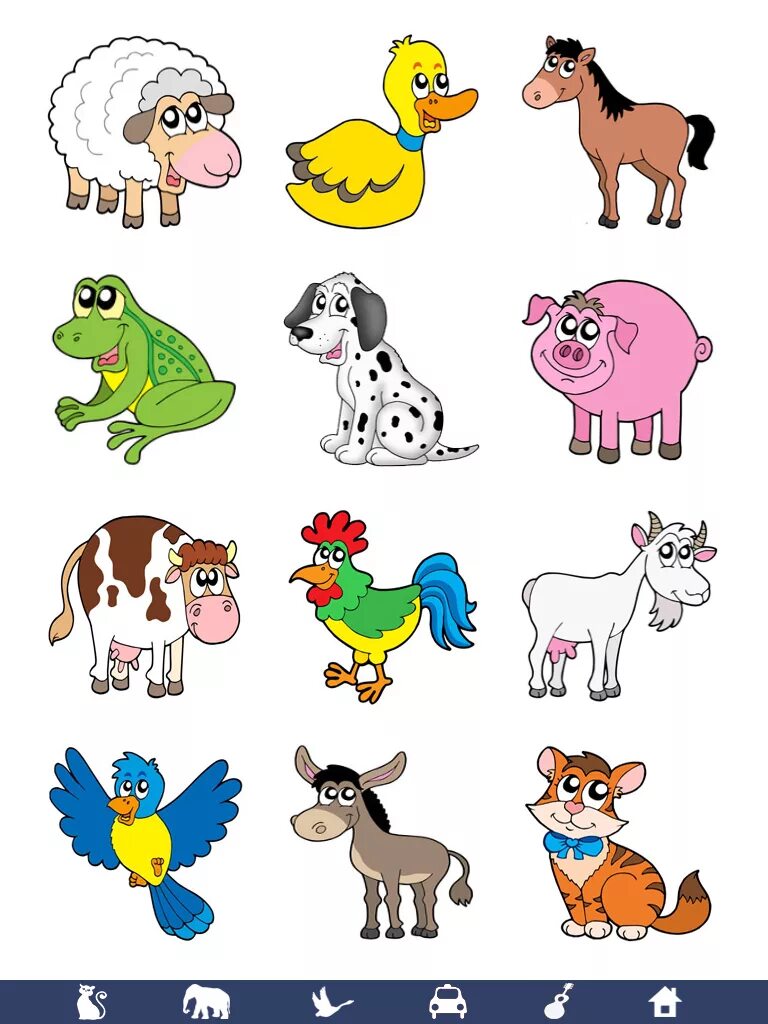Картинки животных для детей Kids ipad games, Educational apps, Alphabet for kids