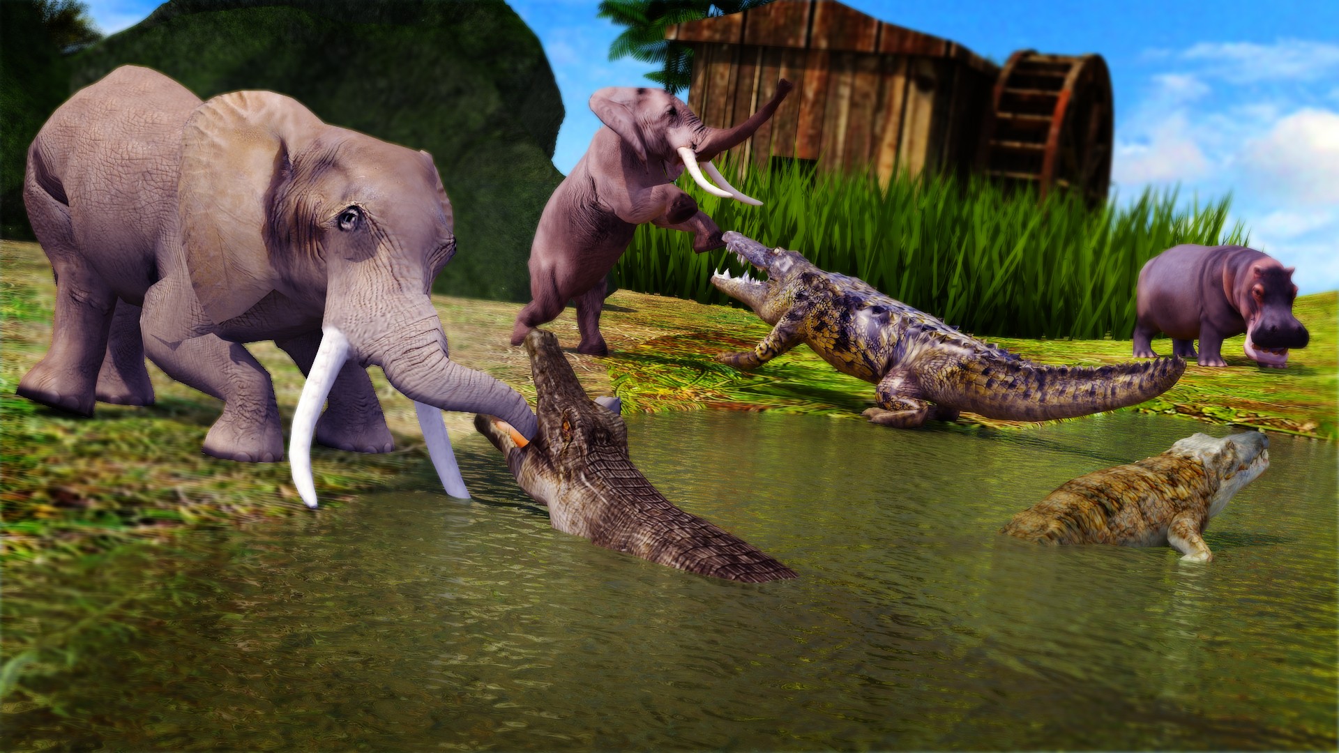 Картинки животных играть Animal Attack Simulator -Wild Hunting Games