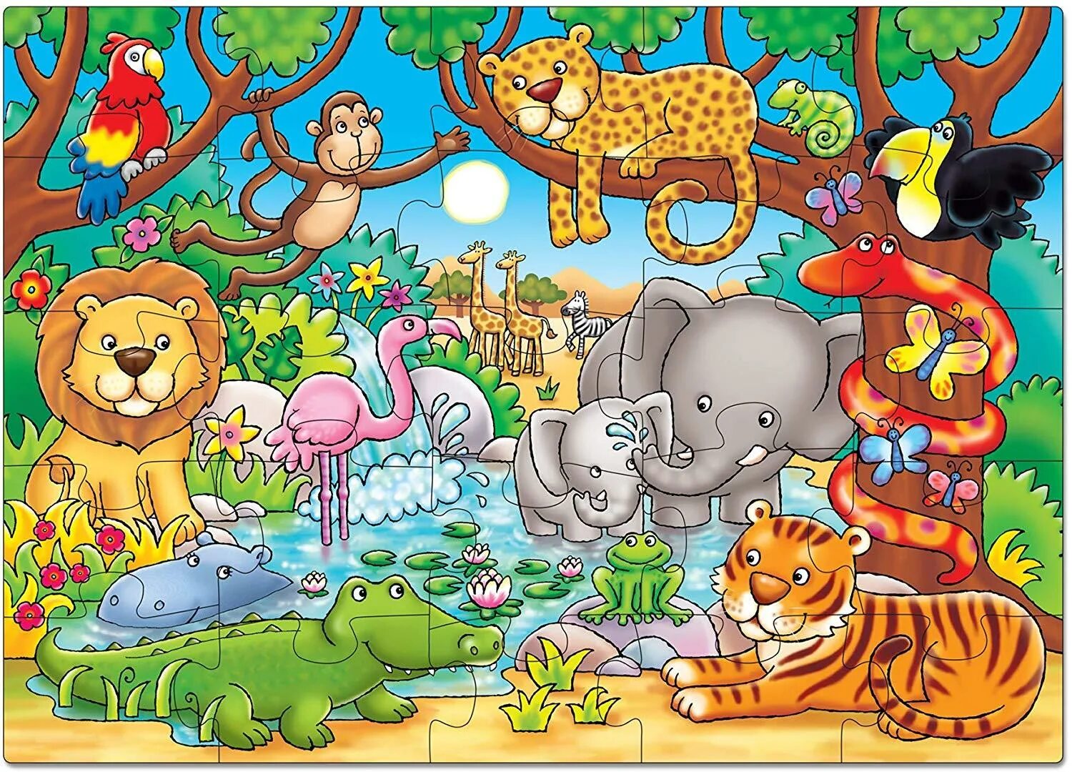 Картинки животных пазлы Orchard Toys Puzzles For Kids Extensive Range eBay