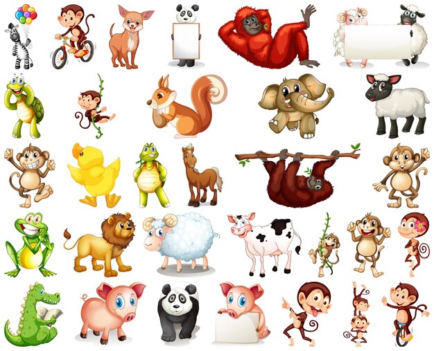 Картинки животных предметов Page 39 Animal pack Vectors & Illustrations for Free Download Freepik