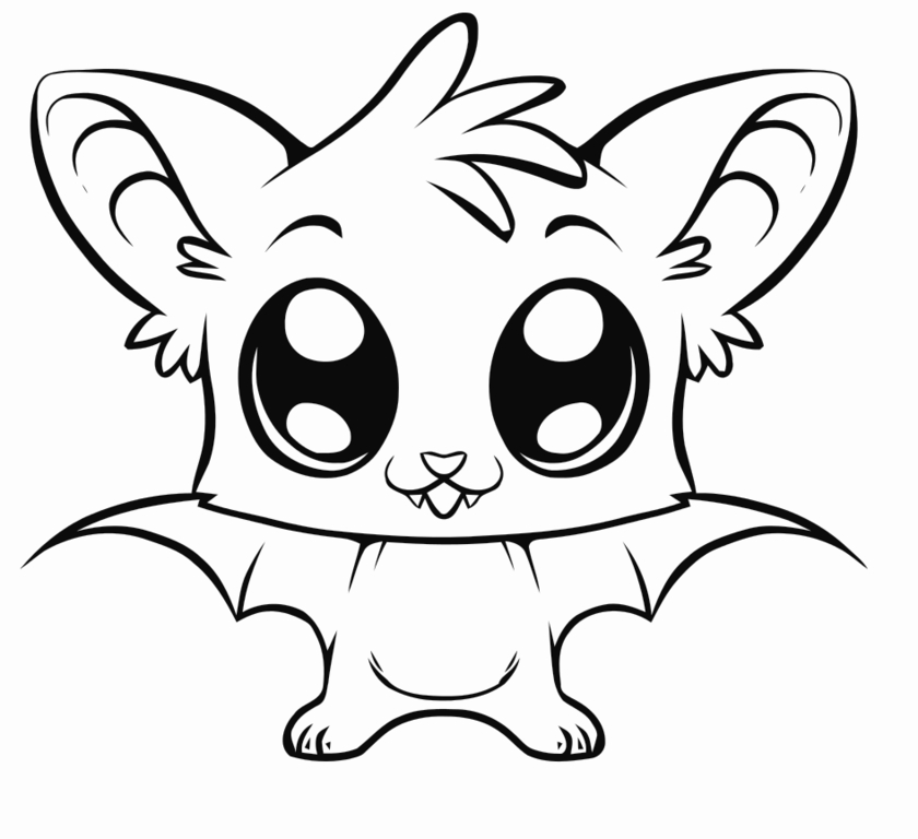 Картинки животных рисунок легкий cute dragon coloring pages - Clip Art Library