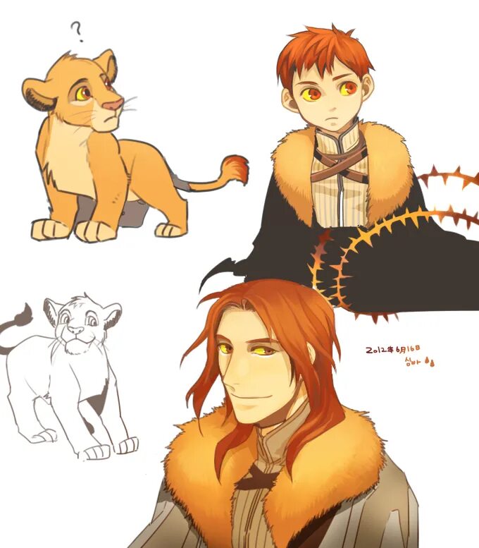 Картинки животных виде людей What if Lion King characters were humans?