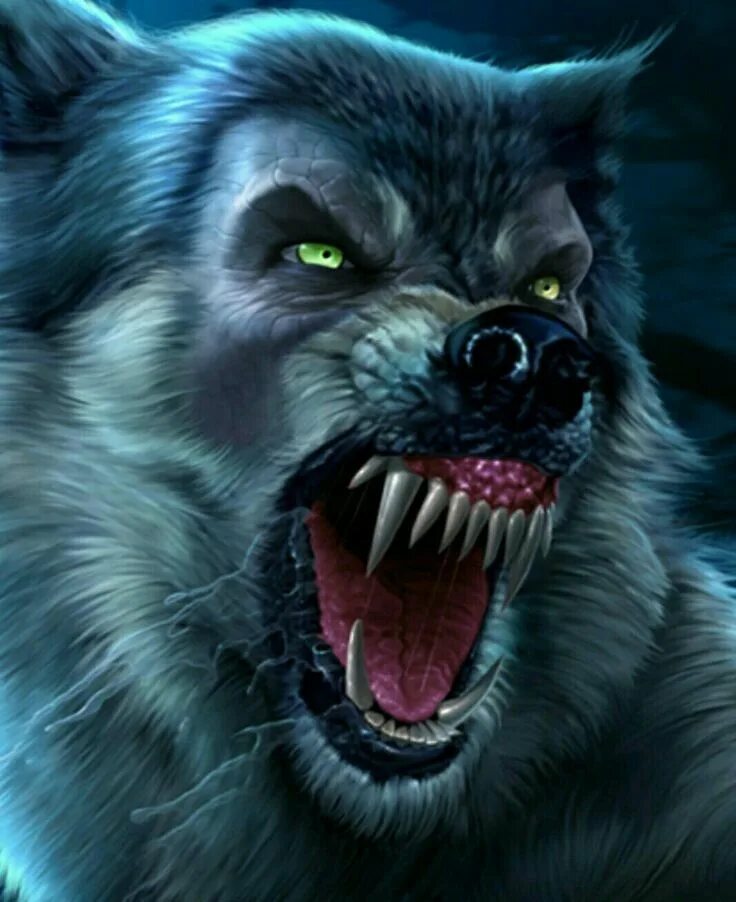Картинки злых животных Pin by ELANG LAUT on Other Wolf art, Werewolf art, Fantasy wolf