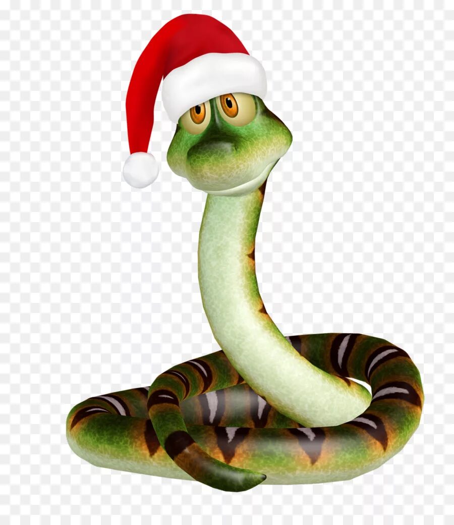 Картинки змеи для детей на новый год Snake - Christmas Symbol - CleanPNG / KissPNG