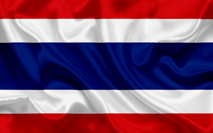 Картинку как выглядит флаг Download wallpapers Thailand flag, Thailand, Asia, Shekh flag, national symbols,