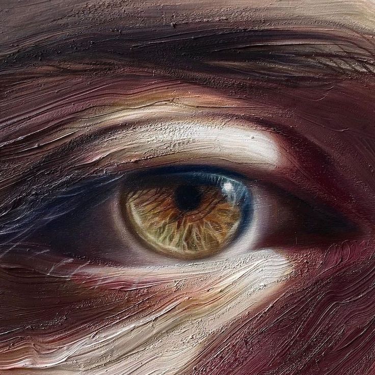 Картины глаз фото Close-Up Paintings of Eyes Examine What People Are Feeling in That Moment Eye pa