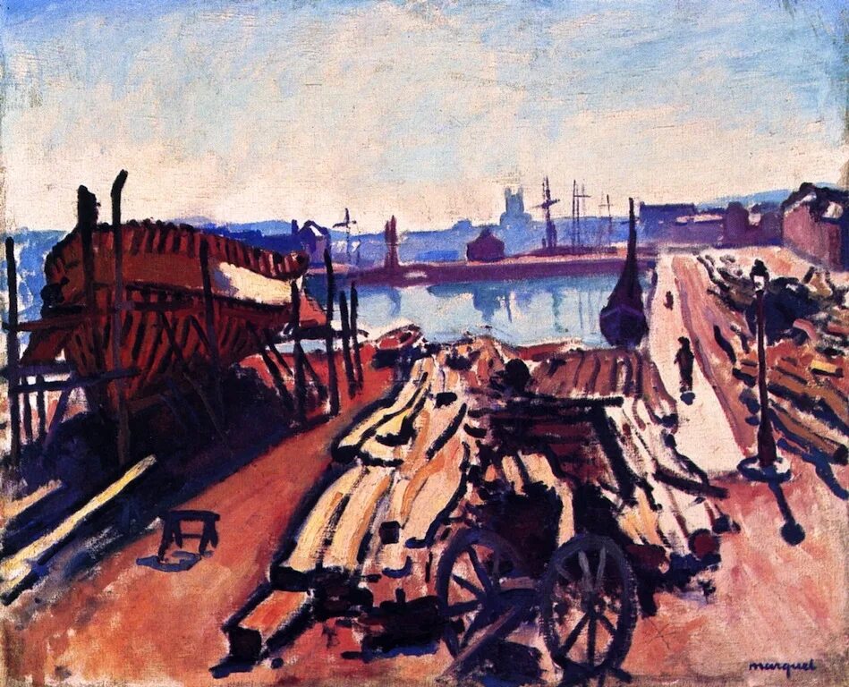 Картины марке фото Файл:The Port of Fécamp Albert Marquet (1906).jpg - Википедия