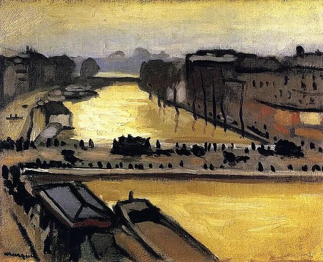 Картины марке фото Файл:Flood in Paris Albert Marquet - circa 1910.jpg - Википедия