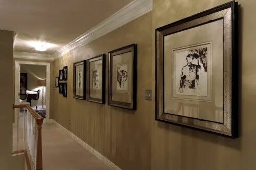 Картины на стене в прихожей фото Picure Walls Decorar corredor, Home, Interiores