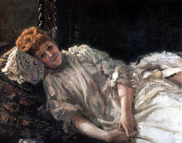 Картины репина фото самые знаменитые Portrait of Luiza Mersi D'arzhanto (With images) Painting, Portrait, Ilya repin