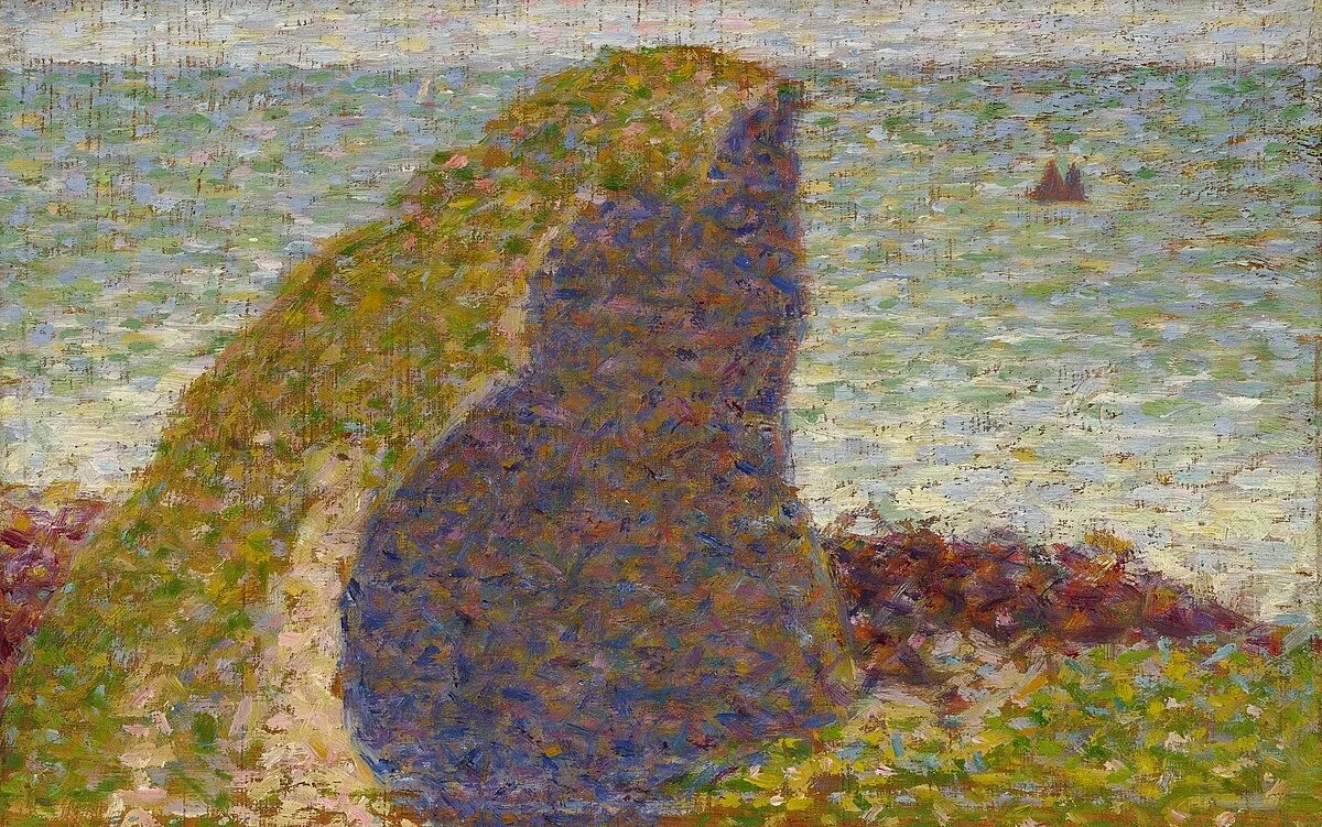 Картины сера фото File:Georges Seurat - Le Bec du Hoc (Study).jpg - Wikipedia