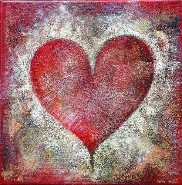 Картины сердца фото There is an article in the LA Times today about the Folk Tree where the hearts w