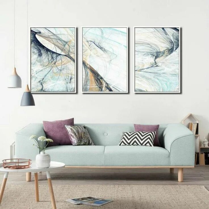 Картины современный дизайн Sublime Abstract Wall Art Subtle Chaotic Color Fine Art Canvas Prints in 2020 Mo