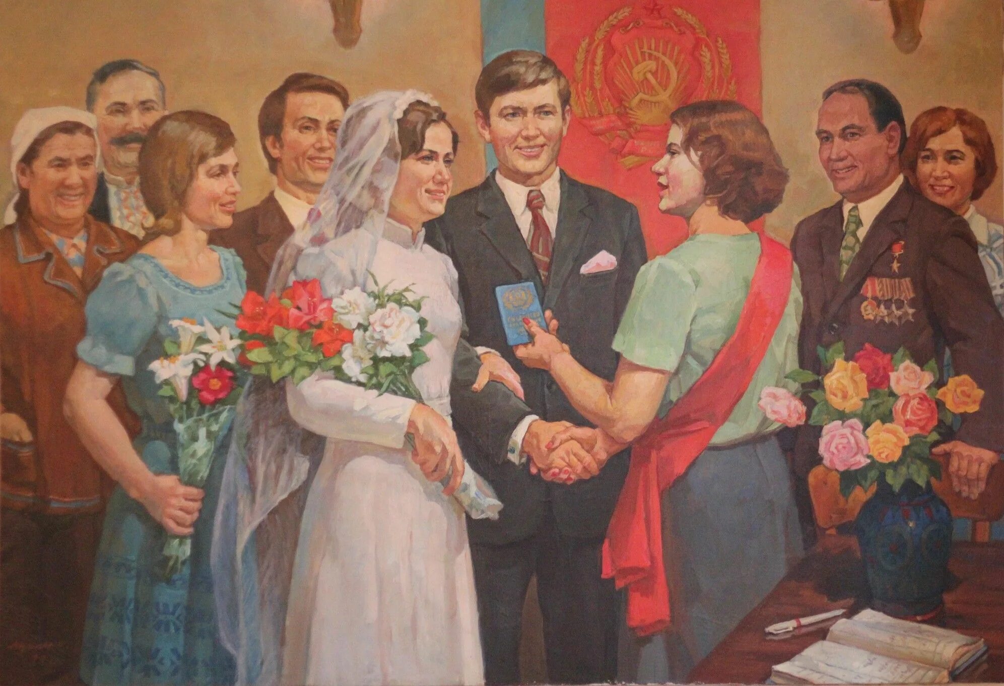 Картины ссср фото Пин от пользователя Irina на доске USSR Wedding Paintings Краска, Художники, Кар