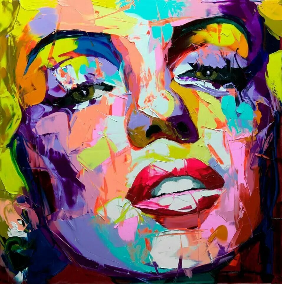 Картины в стиле арт фото Françoise Nielly Face oil painting, Portrait painting, Portrait art