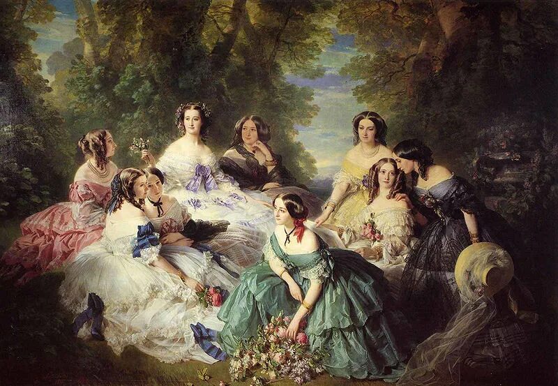 Картины великих русских художников фото с названиями Файл:Winterhalter Eugenie 1855.jpg - Википедия