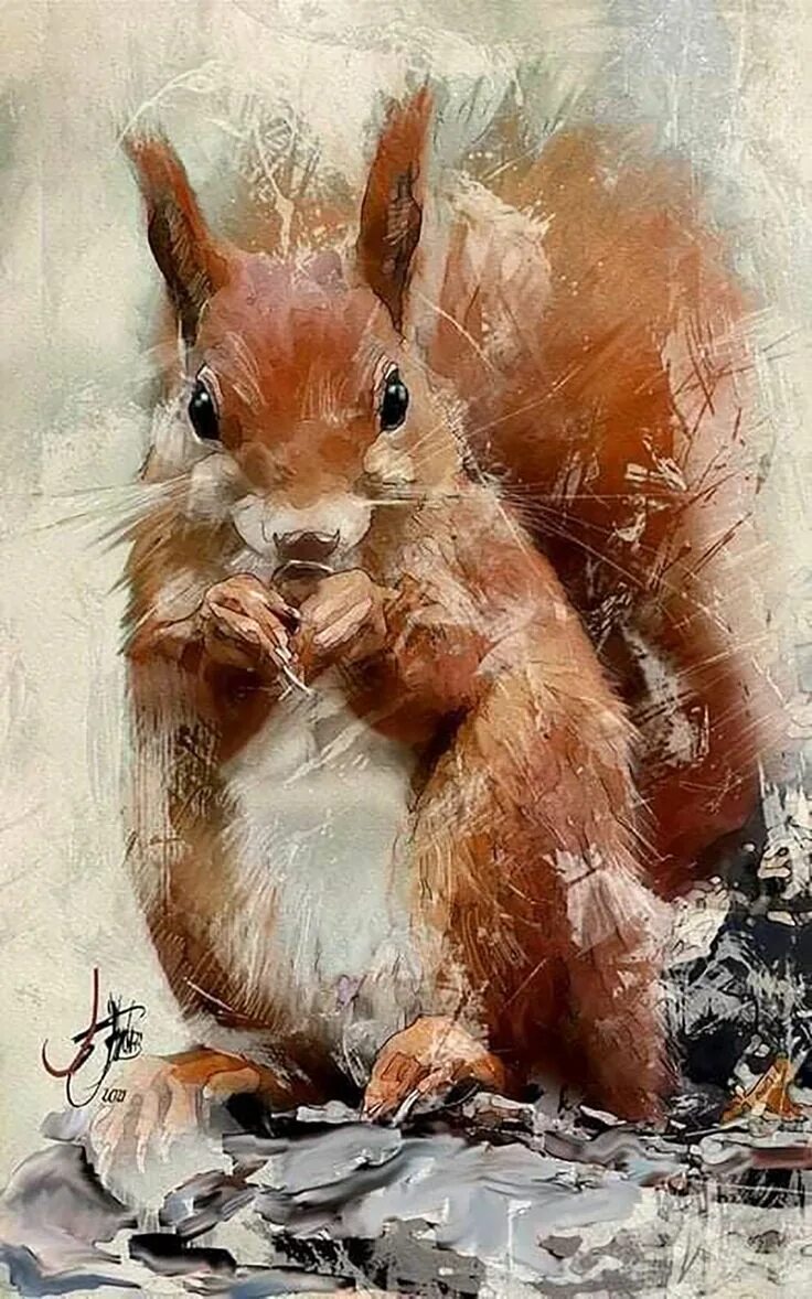 Картины животных фото Joern McArt. in 2022 Dieren schilderen, Dieren kunst, Dierlijke schilderijen