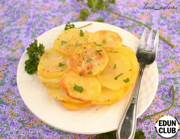 Картофель анна фото Potatoes "Anna" Рецепт Еда, Кулинария, Здоровое питание