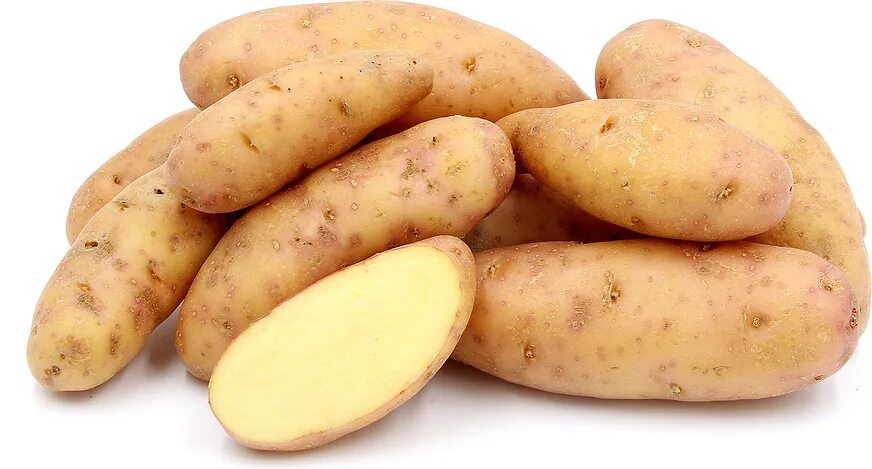 Картофель банан фото Ruby Crescent Fingerling Potatoes Information and Facts