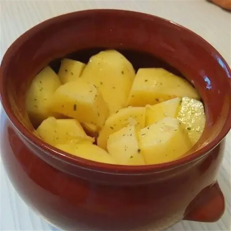Картофель в горшочках фото Картошка с фаршем в духовке, 100 вкусных рецептов с фото Алимеро