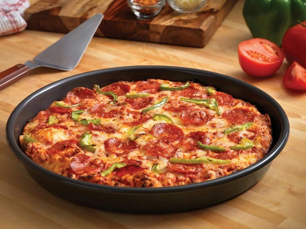 Картофельная пицца на сковороде с фото Yahoo Finance on Twitter Dominos pizza, Stuffed peppers, Pizza gifts