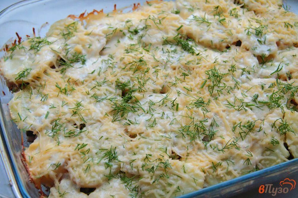 Картофельная запеканка с грибами фото Картофельная запеканка с грибами и сыром 1 - рецепты с фото на vpuzo.com