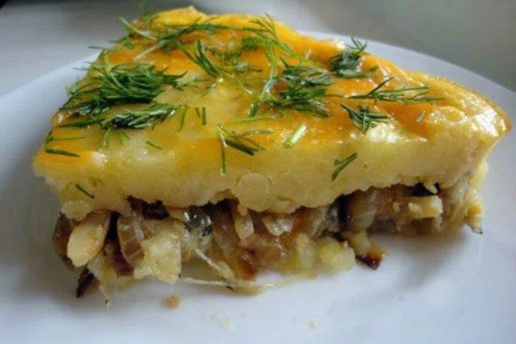 Картофельная запеканка с грибами фото 15 быстрых и вкусных рецептов картофельной запеканки