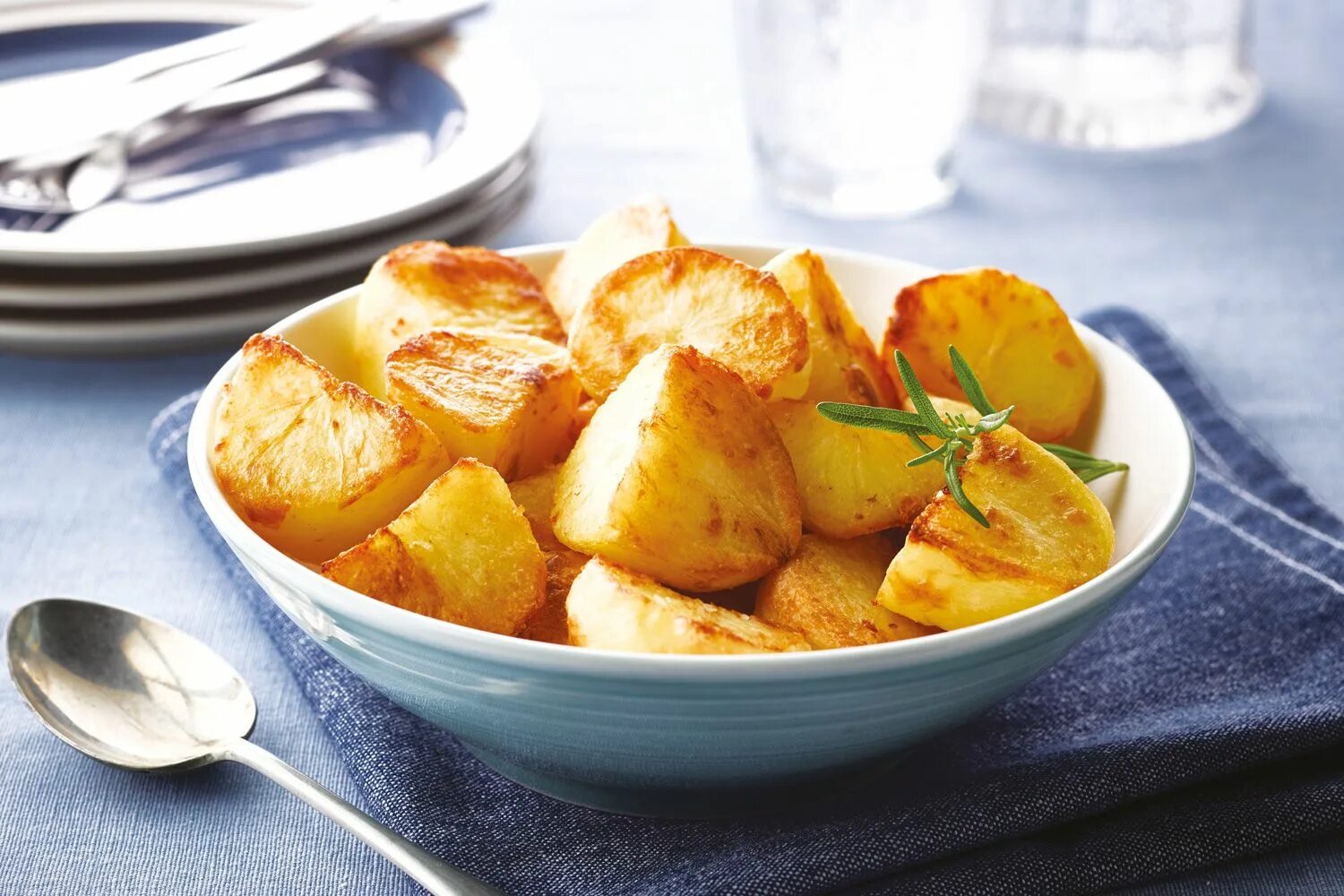 Картофельные блюда фото Roast Potatoes Made with Crisp 'n Dry - Crisp 'n Dry Recept