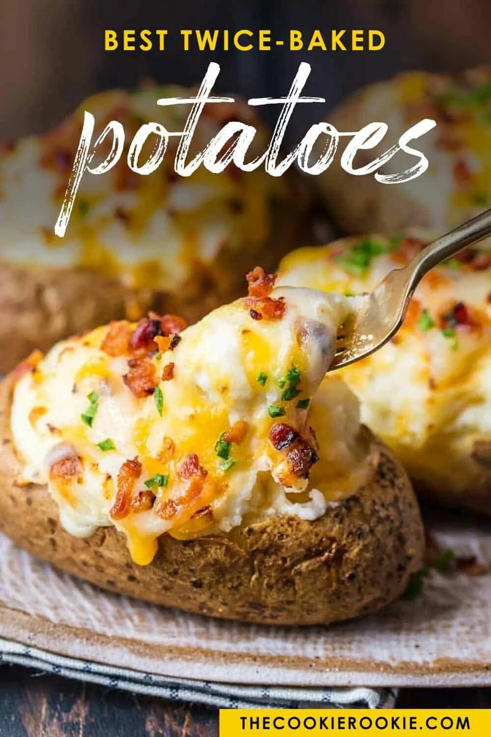 Картофельные блюда фото This is the BEST TWICE BAKED POTATOES RECIPE and I'm going to tell you exactly h