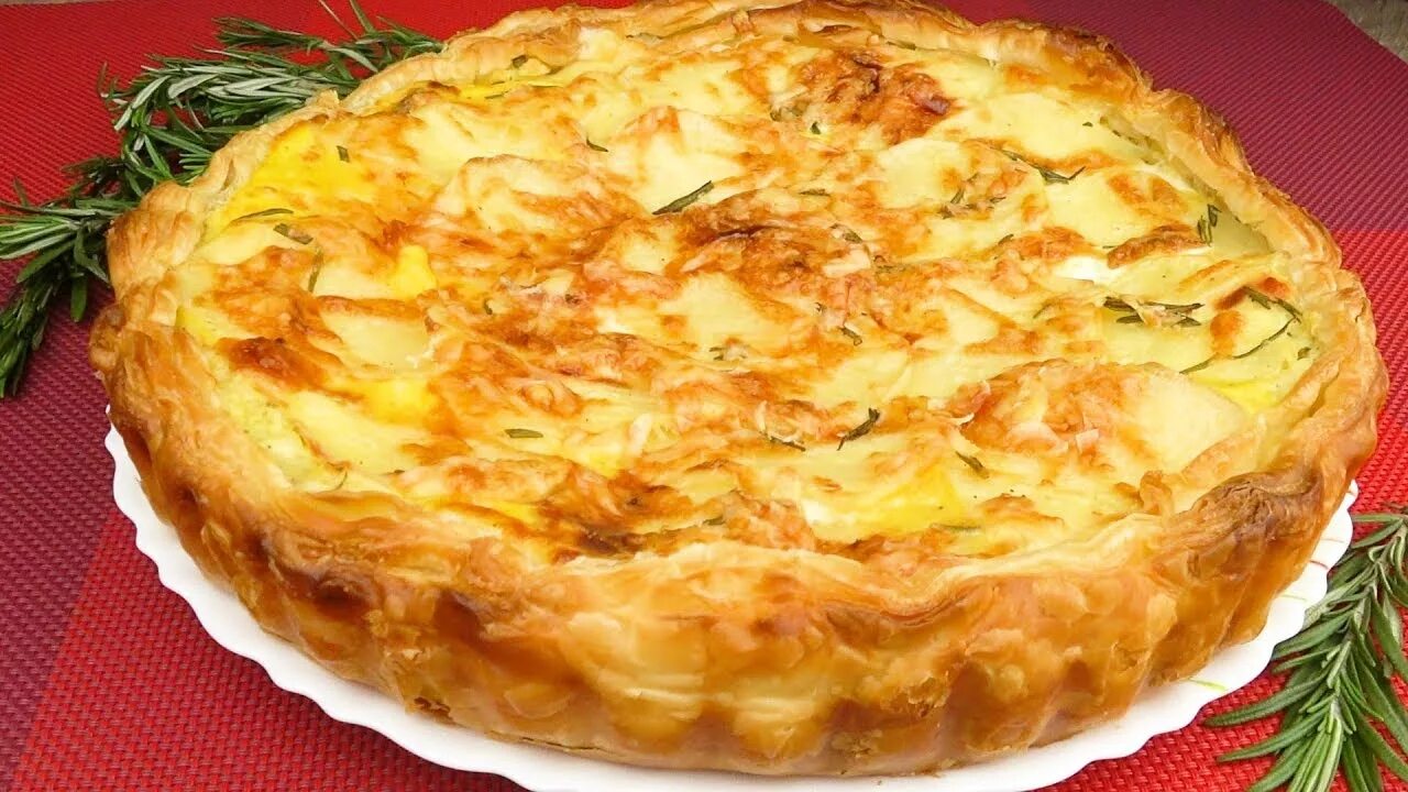 Картофельный пирог фото Легкий рецепт картофельного пирога Easy recipe of potato pie - YouTube