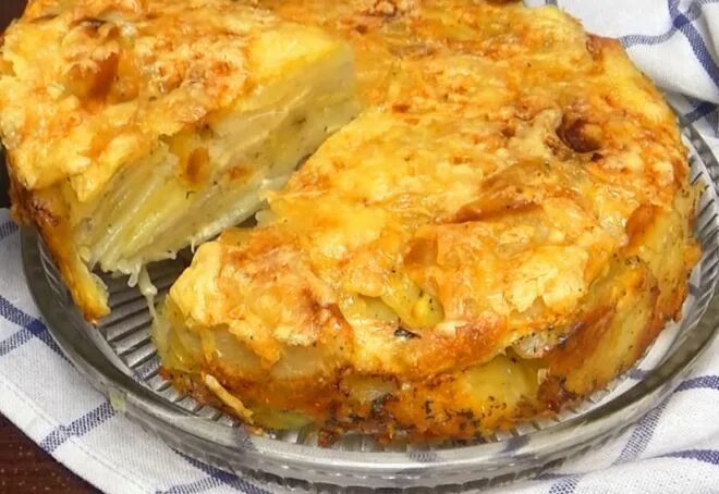 Картофельный пирог фото рецепт Вкусная выпечка Еда, Идеи для блюд, Национальная еда
