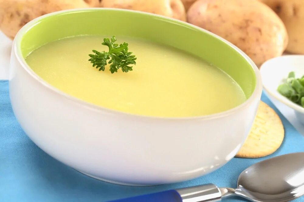 Картофельный суп пюре с фото POTATO SOUP PURE Ingredients: - 50 g of butter 500 g of potatoes (clean and cut)