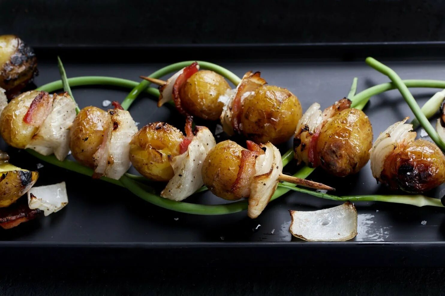 Картошка на мангале фото Картошка с курдюком на мангале 100 гр. купить недорого в Ставрополе Шашлык на вы