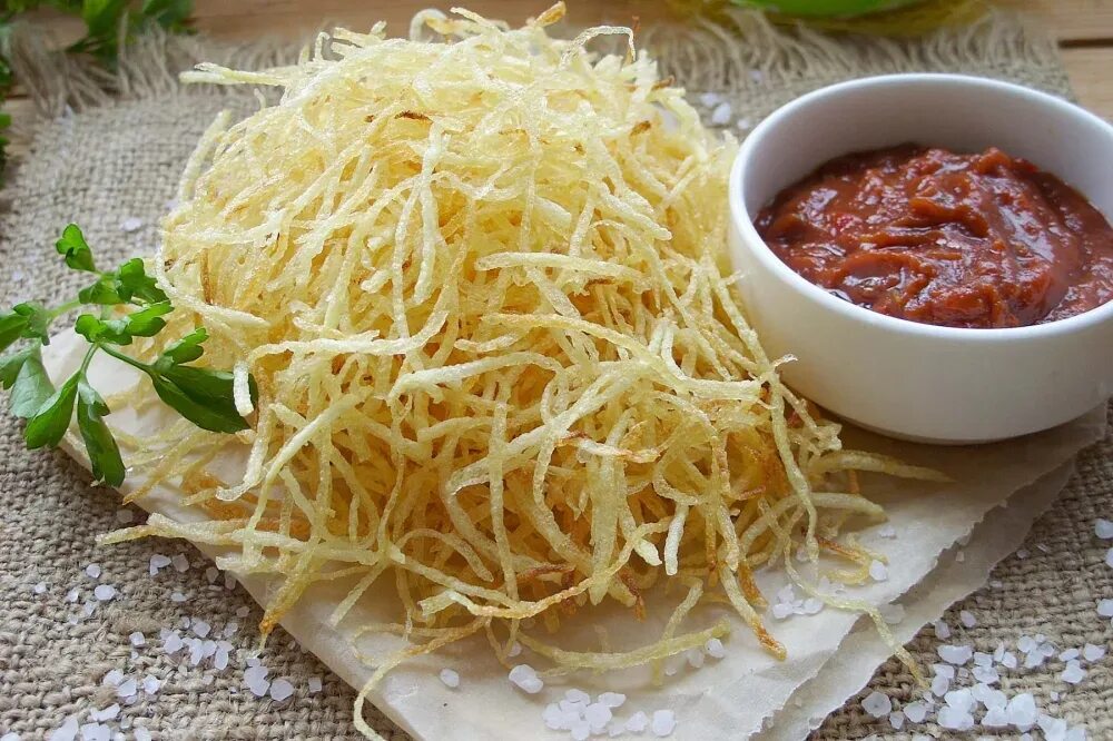 Картошка пай фото ВКУСНАЯ Хрустящая картофельная соломка ТурбоПовар Дзен