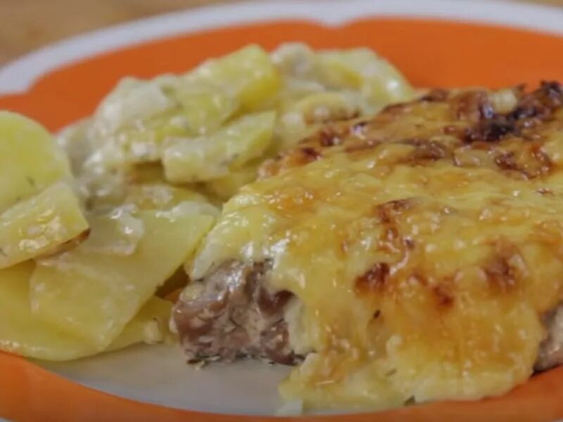 Картошка по французски с фаршем фото Картошка по-французски с мясом (фаршем) в духовке